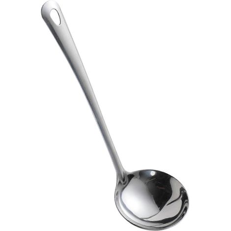 Cuillère à soupe à long manche, résistante à la chaleur, pour la maison (1/4)