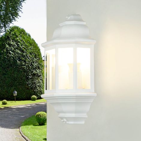 Maritime Außenlampe Wandlaterne LIVORNO weiß E27