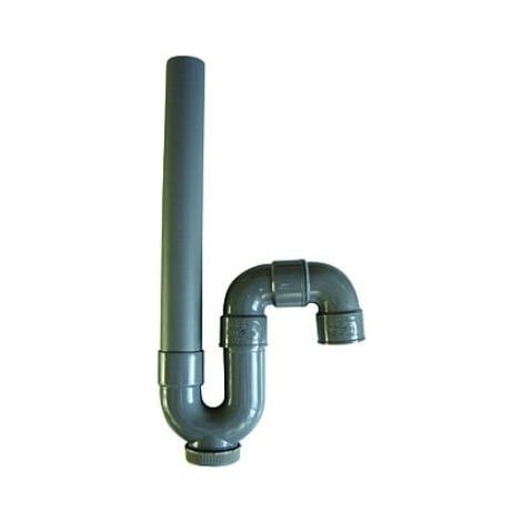Siphon de machine à laver D.40mm Sortie verticale 2 coudes