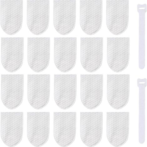 Sacs Filtres Universels pour Robinet 20 Passoires Anti-Éclaboussures Sac Filtrant à Eau en Coton pour Robinet Pour Salle De Bain, Camping-Car, Commercial, Résidentiel, Bua (1/5)