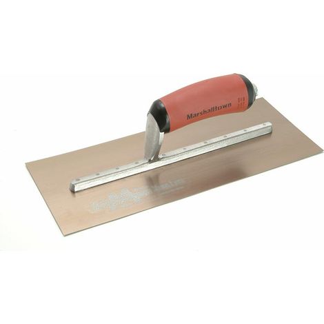 Marshalltown MPB7GSD MPB7GSD Pre-Worn PermaShape Finishing Gold S/S Trowel DuraSoft 12 x 5in M/TMPB7GSD (1/3)