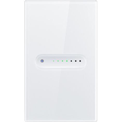 Tuya Interruttore Dimmerabile Bianco per Luci Smart WiFi Dimensione: 1 Pulsante (1/5)