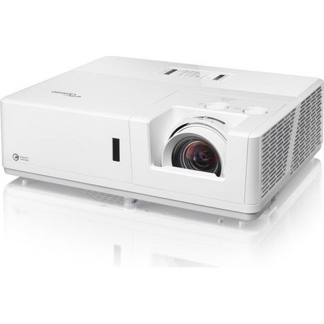 Proyector Optoma ZK708T de alcance estándar, 7000 lúmenes ANSI, DLP, UHD 4K (3840 x 2160), 3D, blanco