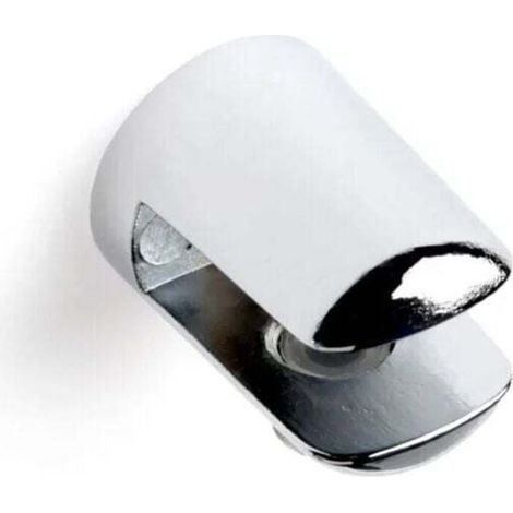 Glass and Wood Shelf Fixing Support Thickness 8 to 10 mm Screwed System Lot of 10 Pieces (1/4)