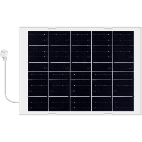 Panneau Solaire 8 W avec Câble D'Extension IP65 Étanche pour Caméra de Sécurité pour Caméra Extérieure (1/5)