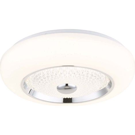 Deckenleuchte LED Deckenlampe CCT Metall weiß matt Memoryfunktion D 38,5 cm