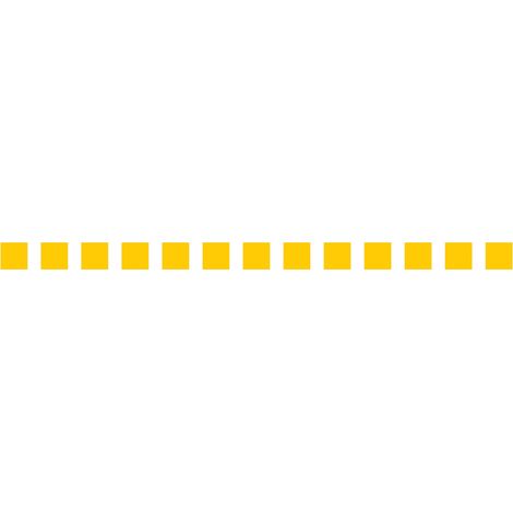 Lot 2 bandes 52mm x 1m - Carrés Jaune - 4640600