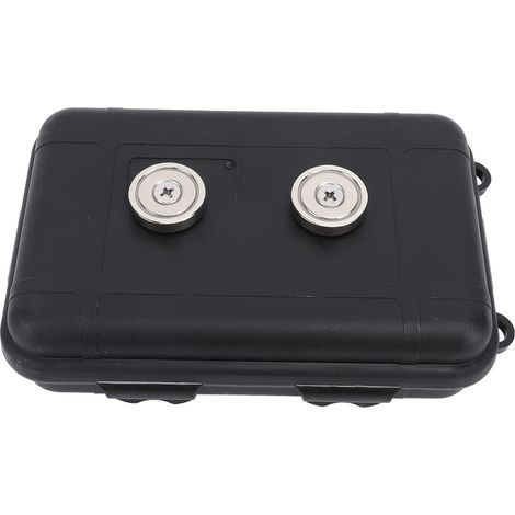 Magnetische Aufbewahrungsbox 15,5 x 10 x 4,5 cm, wasserdichte Unterflur-Aufbewahrungsbox mit magnetischem Schlüsselhalter und 4 Sicherheitsverschlüssen (1/5)