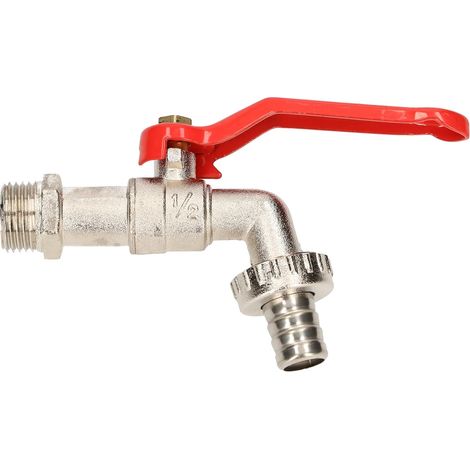 KOTARBAU Robinet de sortie à bille avec raccord de tuyau 1/2" comme embout extérieur