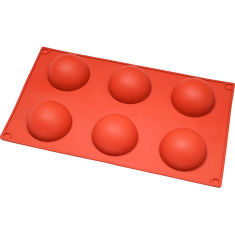 Molde de silicona semicircular para pastel de mousse - 6 semicírculos (1/5)