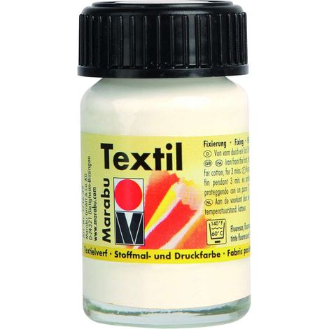 Textil Marabu 15 ml Bianco (1/2)