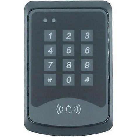 Système de contrôle d'accès par clavier RFID 125 kHz, lecteur de cartes RFID, verrouillage de porte, 1000 porte-clés utilisateurs, boîtier pour 1000 utilisateurs, contrôle d'accès KU03 (1/5)