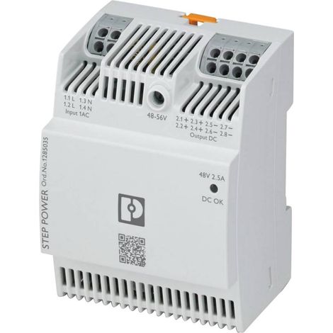 Phoenix Contact 1285035 Alimentatore per guida DIN 48 V/DC 2.5 A 120 W Contenuto 1 pz.