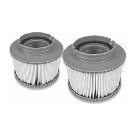 2-teiliger Filter, Filterkartuschen für Schwimmbäder, Filterersatzkartuschen für Badewanne, Spa, Schwimmbecken (2 STÜCK) (1/4)