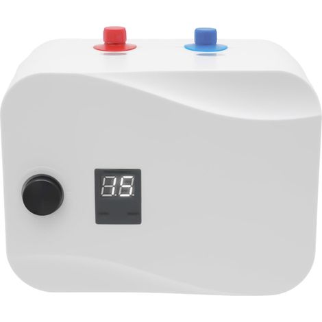 【Chauffage et ventilation】Petit chauffe-eau sous évier 6 l - Résistant à la pression - 1500 W - Pour cuisine - Avec écran LED - Petit chauffe-eau - Pour une utilisation sous les éviers de cuisine et l (1/5)