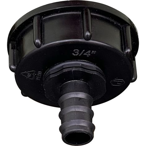 Raccord S60x6 PP / Embout cannelé diam 20
