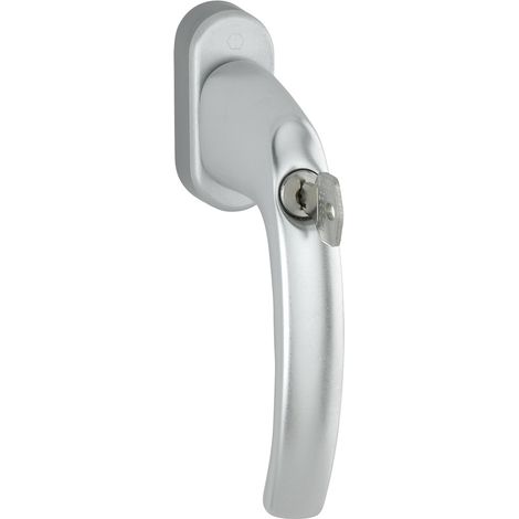 HOPPE® Fenstergriff absperrbar Atlanta 0530S/U26 TBT4, ohne Schrauben, Aluminium, 2726235