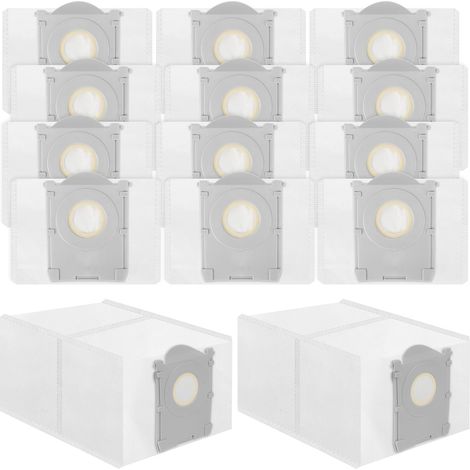 14 Sacs À Poussière, Fibres Soufflées, Tissu Non Tissé, Pour Aspirateurs Ecovacs X8 X9 T50 T30 T80 (1/5)