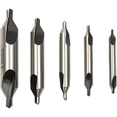 Countersink drill bit with 3 teeth 60°, for high-speed steel, for machining drill bits (1/5)