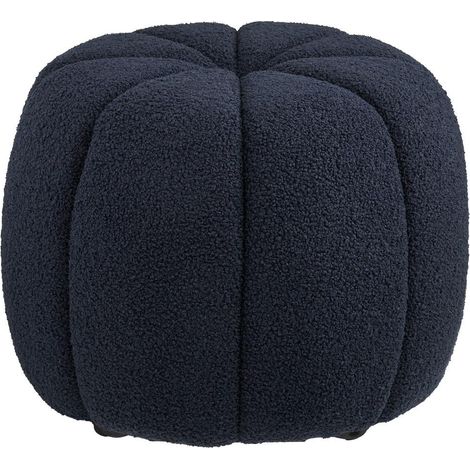 Fina Pouf Ø48cm blau.