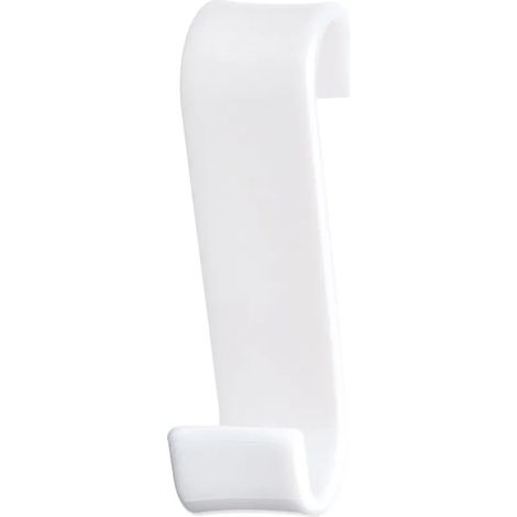 Appendino singolo per termoarredo bianco Gedy serie Merlino in resina (1/4)