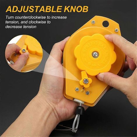 Équilibreur à ressort rétractable, outil à ressort de roulement 6,6-11 lb (3-5 kg) (1/5)