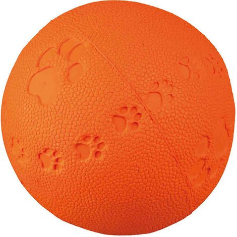 Trixie - Pallina giocattolo con impronte di zampe, 6 cm, 1 count