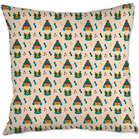 Housse de coussin pour décoration intérieure à fermeture éclair invisible pour canapé lit chaise décoratif de ferme la saint-valentin (1/5)