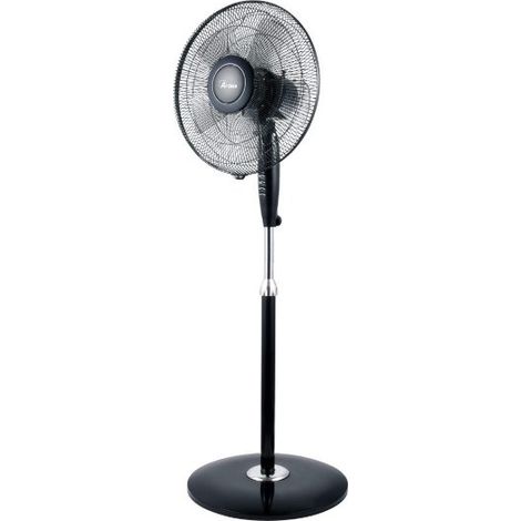Ventilateur sur pied 60W – Hauteur 1500mm – Largeur 430mm – 3 vitesses – Alimentation secteur – Noir – Ardes (1/3)