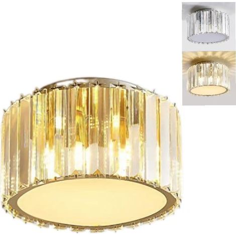 Suspension LED rétro, G9, éclairage LED décoratif, plafonnier en cristal, convient aux cuisines et aux chambres, aucune source lumineuse requise. (1/5)