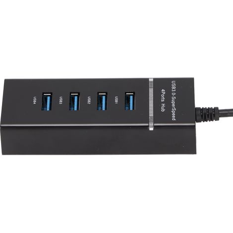 Hub USB 3.0 4 Ports Mini, Rapide et Sûr, Concentrateur USB Compact (1/5)