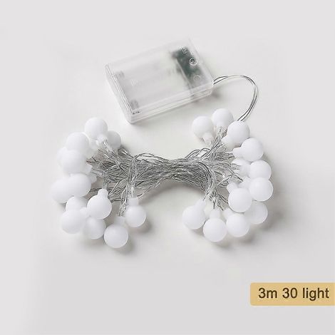 Guirlande lumineuse LED en perles, ampoules ciel étoilé, lampe d'extérieur étanche pour camping, fête, terrasse, décoration de rue