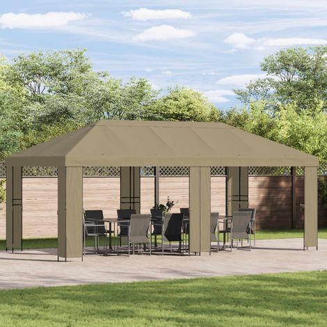 Teenpull – Pavillon Abdeckung 6 x 3 m Beige Polyester 190 gsm (1/5)