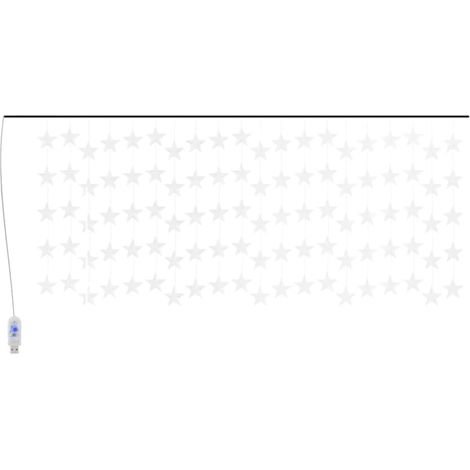 LED Sternenvorhang Lichterkette 500 LED Bunt 8 Funktionen vidaXL (1/5)