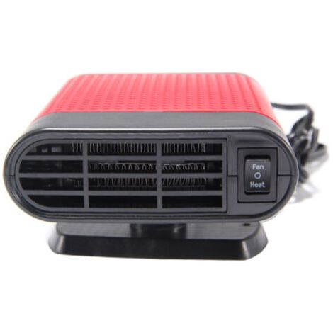Calefactor para coche: Pequeño calefactor eléctrico multifuncional para el invierno, ideal para humidificar y descongelar el interior del coche, dimensiones 15 x 11 x 7,5 cm. (1/3)