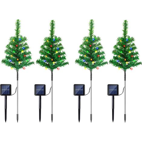 Wolketon Solar Weihnachtsbeleuchtung Aussen mit 8 Leuchtmodi 4W Solarleuchte Wasserdicht IP65 für Garten, Weihnachtstag, Party Solaire Extérieur