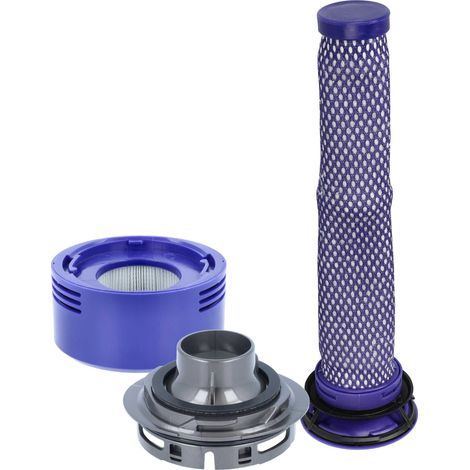 vhbw Set de 3 accesorios compatible con Dyson DC58, DC72, DC74, DC62, DC61 para Clean, DC59 aspiradora - filtro HEPA, prefiltro, cubierta del motor (1/5)