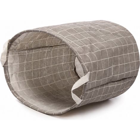 Panier à linge en toile, panier de rangement pliable, organisateur de jouets pour dortoir, chambre d'enfant, salle de bain (1/2)