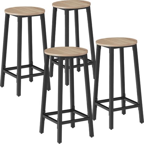 4 pièce Tabourets De Bar Look Industriel Couleur Industrielle