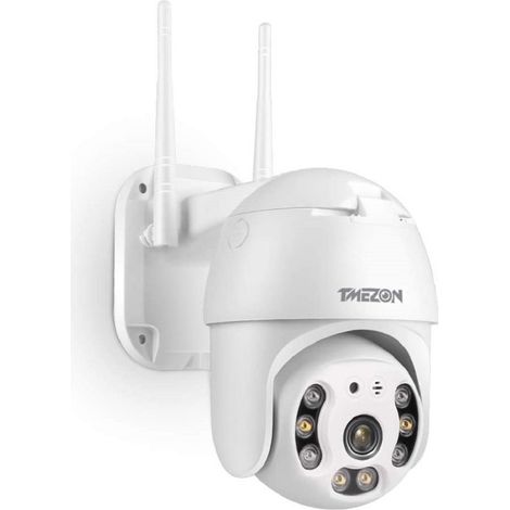 TrAdE Shop Traesio - Telecamera Wifi Dome Ptz Ip Camera Sorveglianza 1080p 2mp Audio Bidirezionale - (1/5)