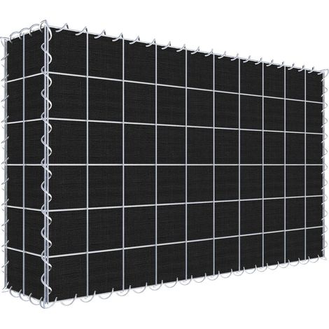 Gabiondeco - Gabion a végétaliser avec toile non-tissée 100 cm x 60 cm x 20 cm (L x H x P). maille 10 cm x 10 cm. spirale - Made in Germany (1/3)