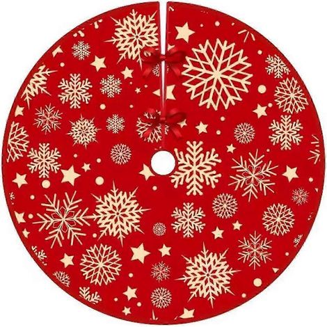 Décorations de Noël, décorations extérieures pour Noël, ornements de Noël, jupe de sapin imprimée, décoration de sapin de Noël pour la maison (1/3)