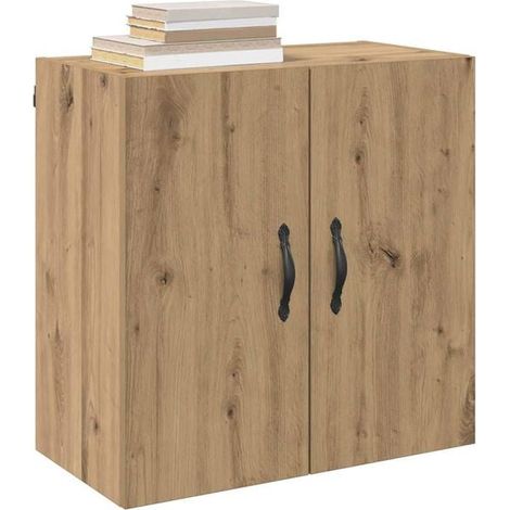Armoire de Rangement 60x31x60 cm, Placard Mural en Bois d'Ingénierie, Meuble de Stockage Compact pour Entrée, Salon ou Chambre (1/5)