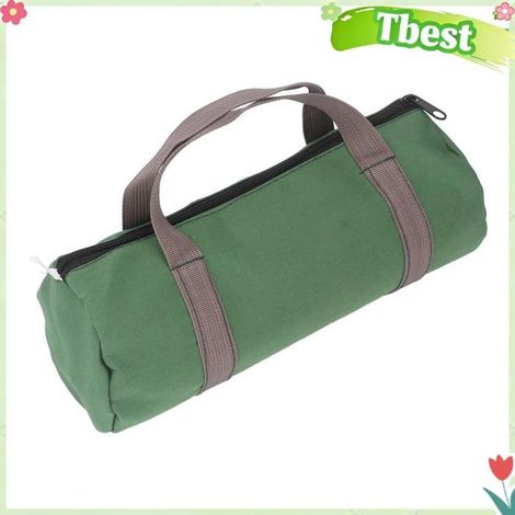 Sac à outils large bouche grande capacité sac à main étanche en toile pour clé tournevis bricolage (vide) Grande taille 3,8x7,8 cm (1/5)
