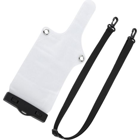 Étui de Protection Transparent pour Talkie-Walkie, Résistant à l'Eau avec Sangle et Clip (1/5)