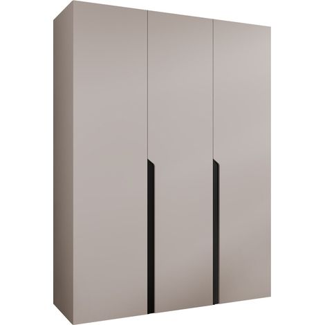 Armoire Hartford 580, Cachemire, 202x150x52cm, Portes d'armoire: Avec des charnières, Nombre d'étagères: 0