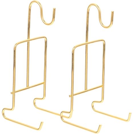 Porte-gobelet et support d'assiette, 2 pièces, pour égouttoir de comptoir, décoration de porte-gobelet en métal, 15.8x6.2cm (1/5)