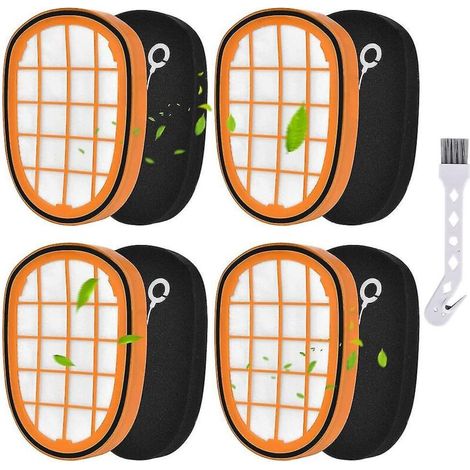 4 confezioni di filtri per Philips Speedpro Max Aqua Handheld FC6812 FC6813