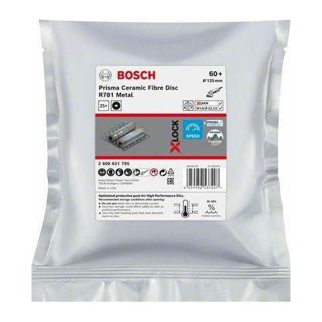 Bosch Série X-LOCK Disques abrasifs 125 mm Grit 60