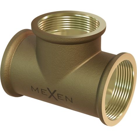 Mexen BRASS Messing-T-Stück 6/4 IG x 6/4 IG x 6/4 IG - W97403-646464